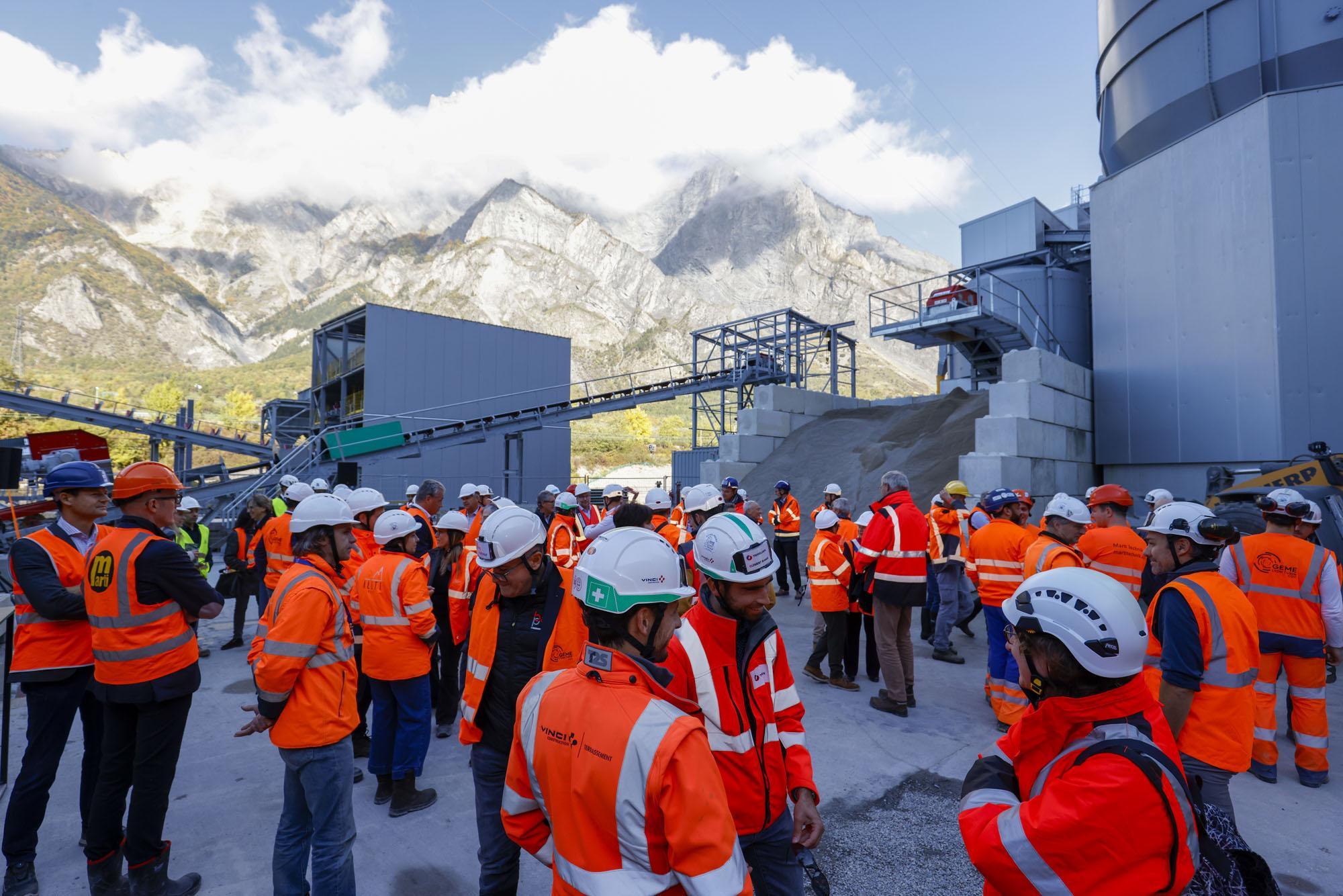 La station de traitement des matériaux excavés du CO11 est inaugurée