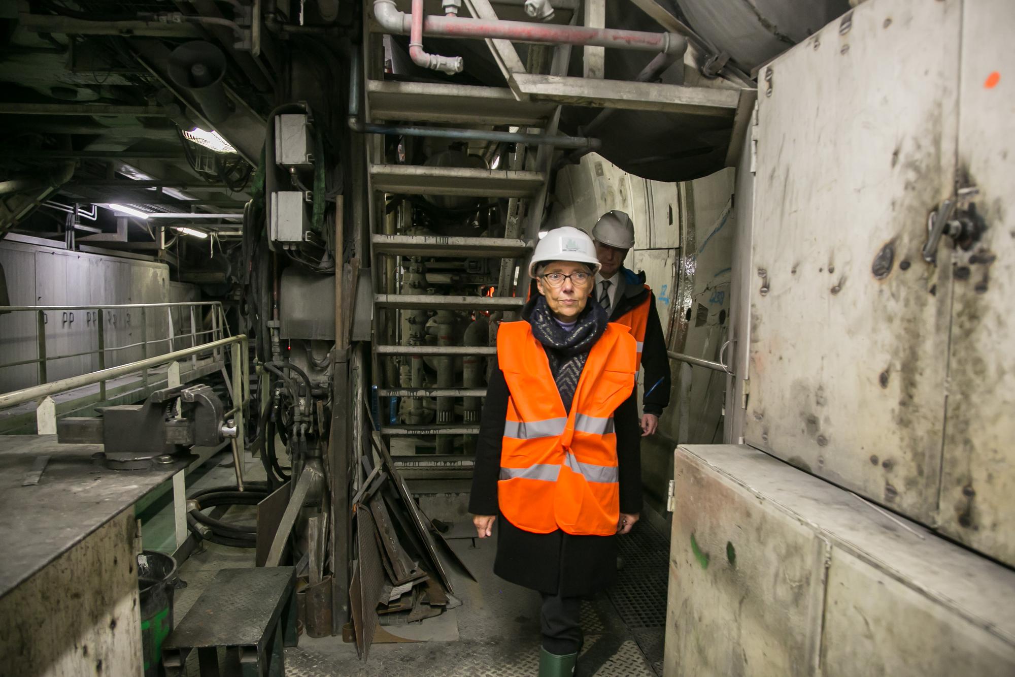 Les institutions françaises et italiennes en visite sur les chantiers
