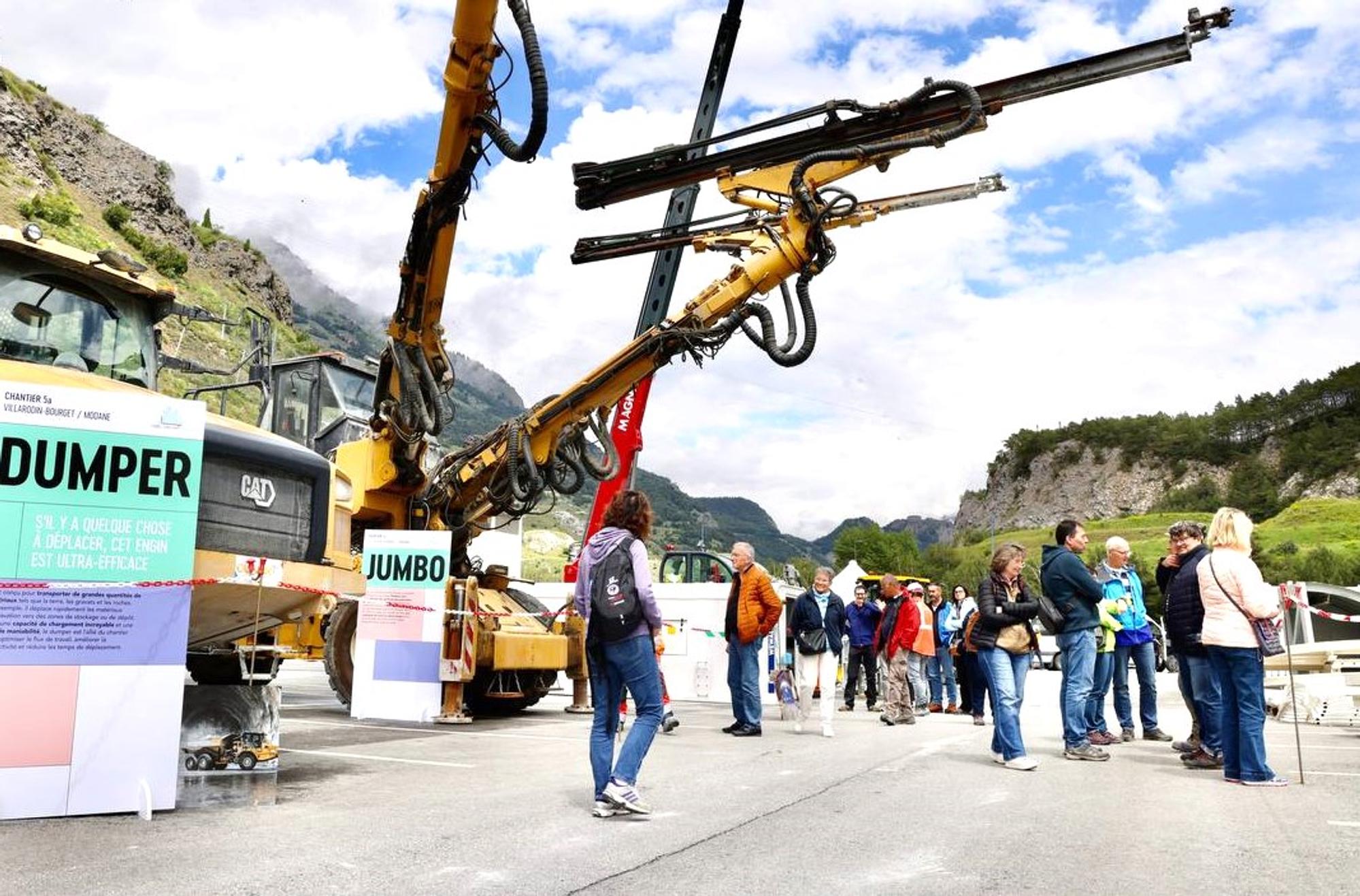 Le chantier de Villarodin-Bourget/Modane a affiché complet pour ses portes ouvertes