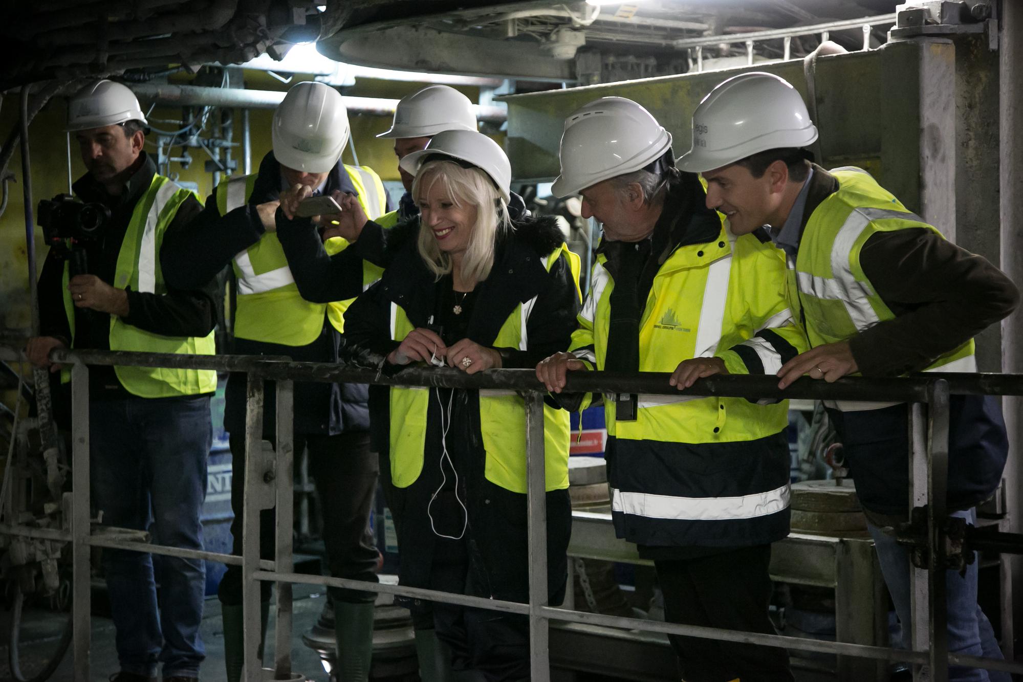 Iveta Radicová visite les chantiers du Lyon-Turin pour la première fois