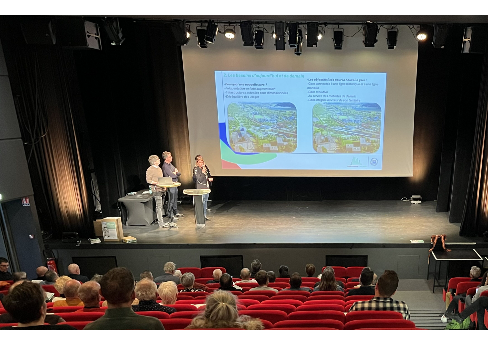 Présentation au grand public de la future gare internationale Saint-Jean-de-Maurienne