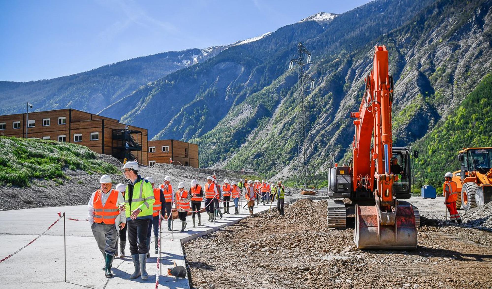 Les sénateurs à la découverte des chantiers du Lyon-Turin