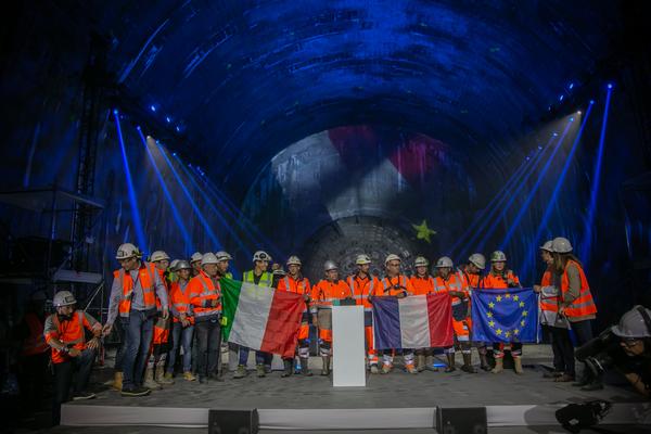The first 9 km of the base tunnel completed