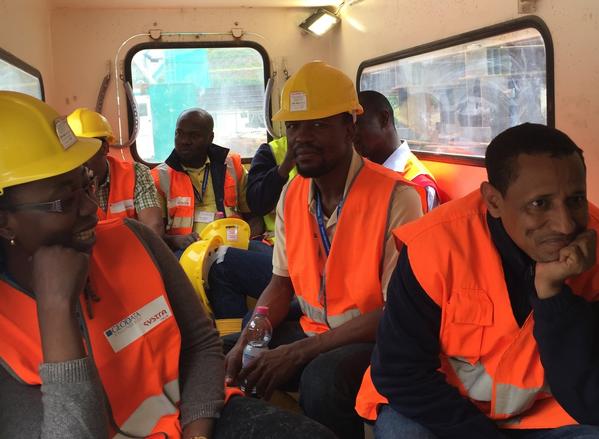 De l’Afrique à Chiomonte, une journée sur le chantier pour 22 fonctionnaires du master ONU